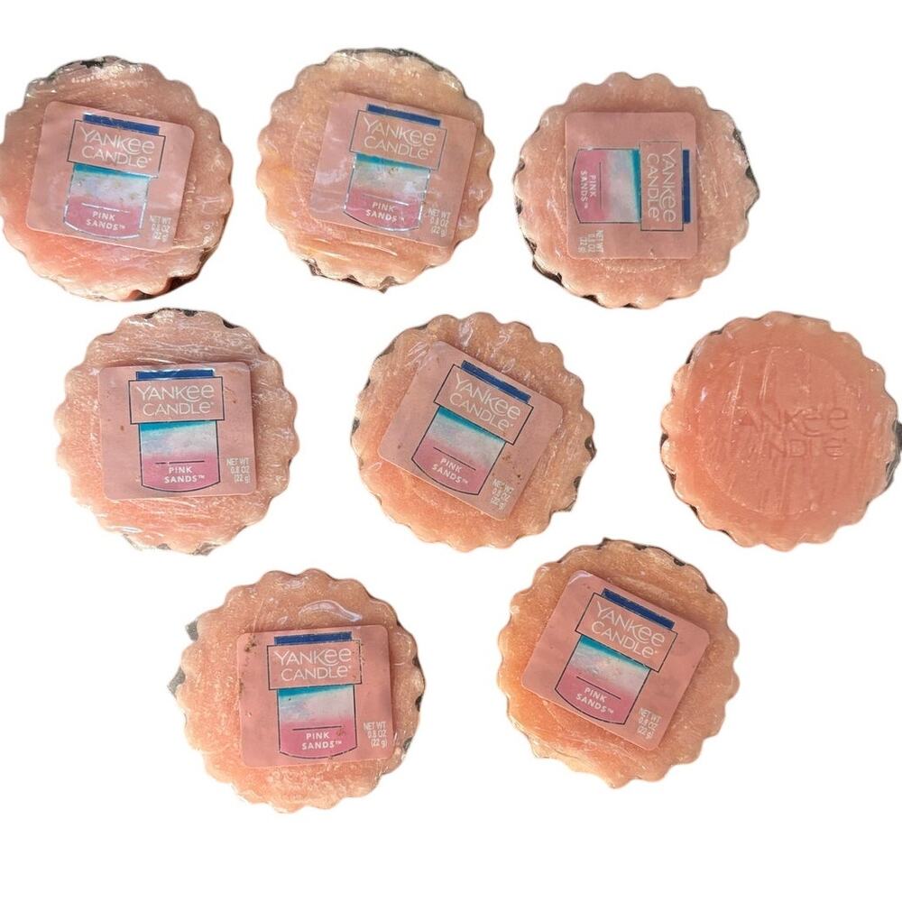 8 Yankee Tarts Wax Candle Melts Potpourri Pink Sands 0.8 oz